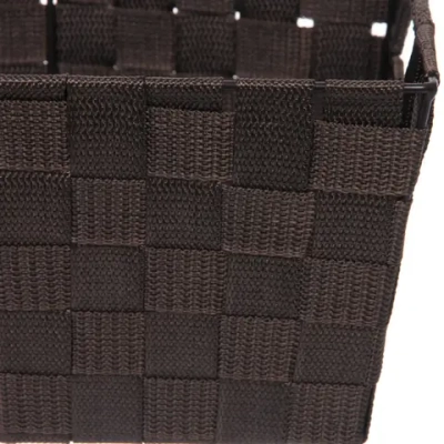 Корзина для хранения «ФАРТЕГО», цвет коричневый, 30*20*14,5см (лейбл Селфи)