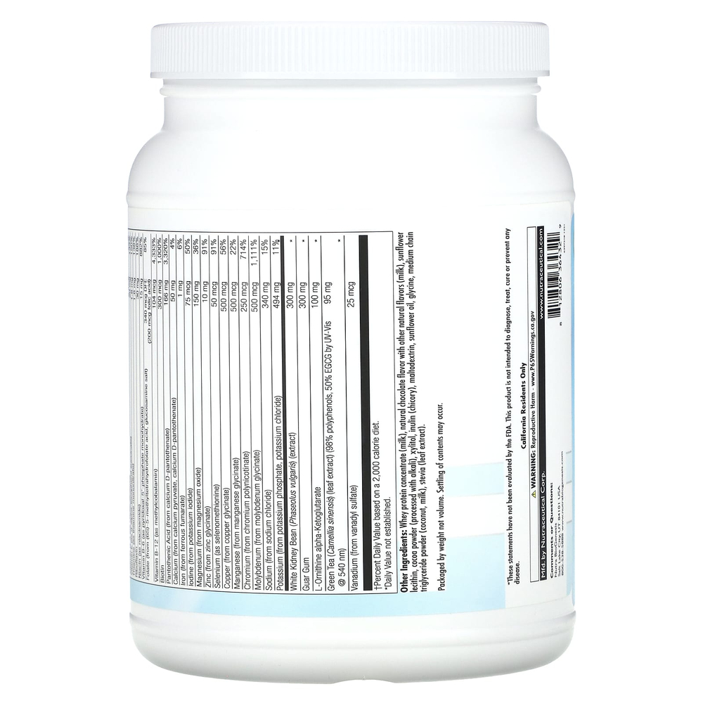 Nutra BioGenesis, UltraLean, натуральный шоколад, 641 г (1 фунт, 6,6 унции)