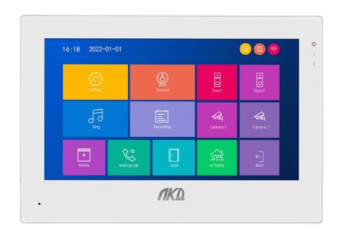 ЛКД-ДМ-1080-7W/2 Видеодомофон c облачным сервисом WIFI, 7", белый