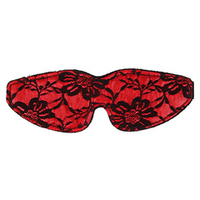 Красная маска на глаза с черным кружевом Bior Toys Notabu NTB-80508