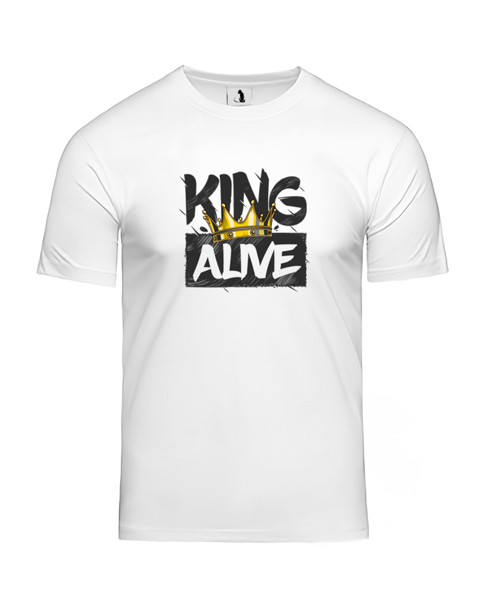 Футболка King Alive классическая прямая белая