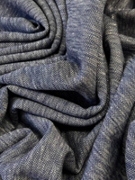 Трикотаж льняной с хлопком Dondi синий