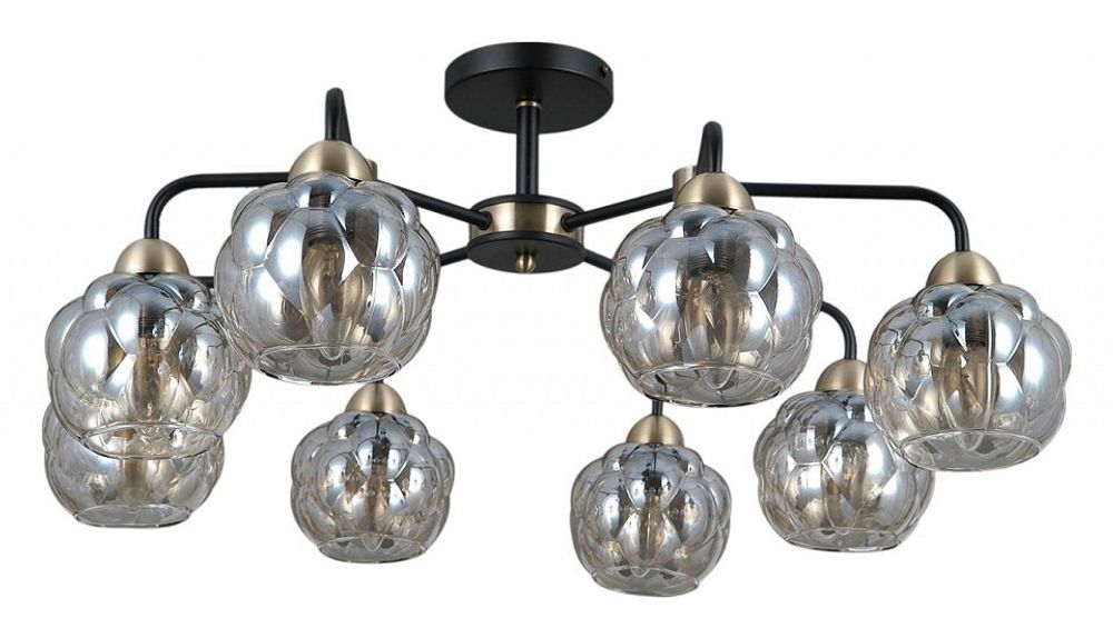 Люстра на штанге ILLUMICO  IL0447-8CSQ-79 BK