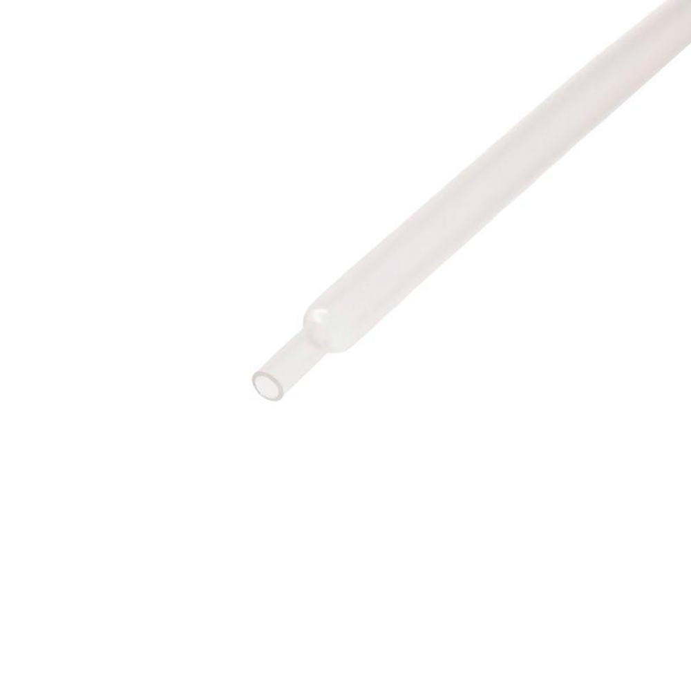 Трубка термоусадочная ТУТ 6.0/3.0 Н-1 (горючая) прозр. 1м Rexant 20-6009