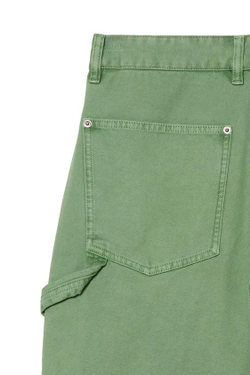ZARA X BENITO ANTONIO БРЮКИ СВОБОДНОГО КРОЯ С КАРМАНОМ, ЗЕЛЕНЫЙ