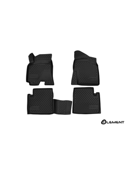 Коврики в салон для CHERY Tiggo 3, 2017-, 4 шт. (полиуретан) ELEMENT3D6322210