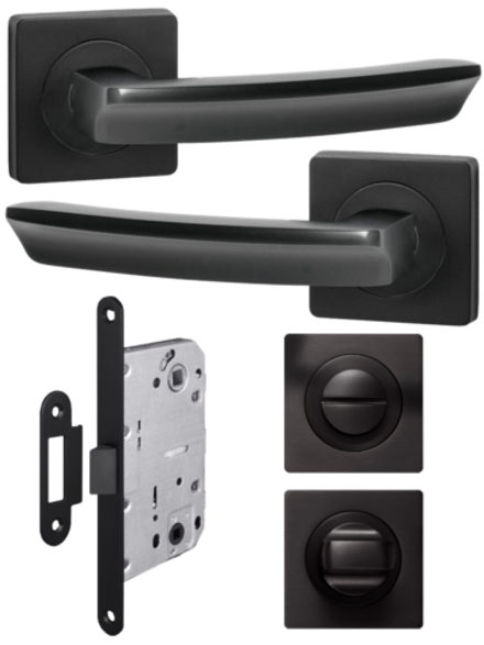 Ручки межкомнатные с замком SIGMA