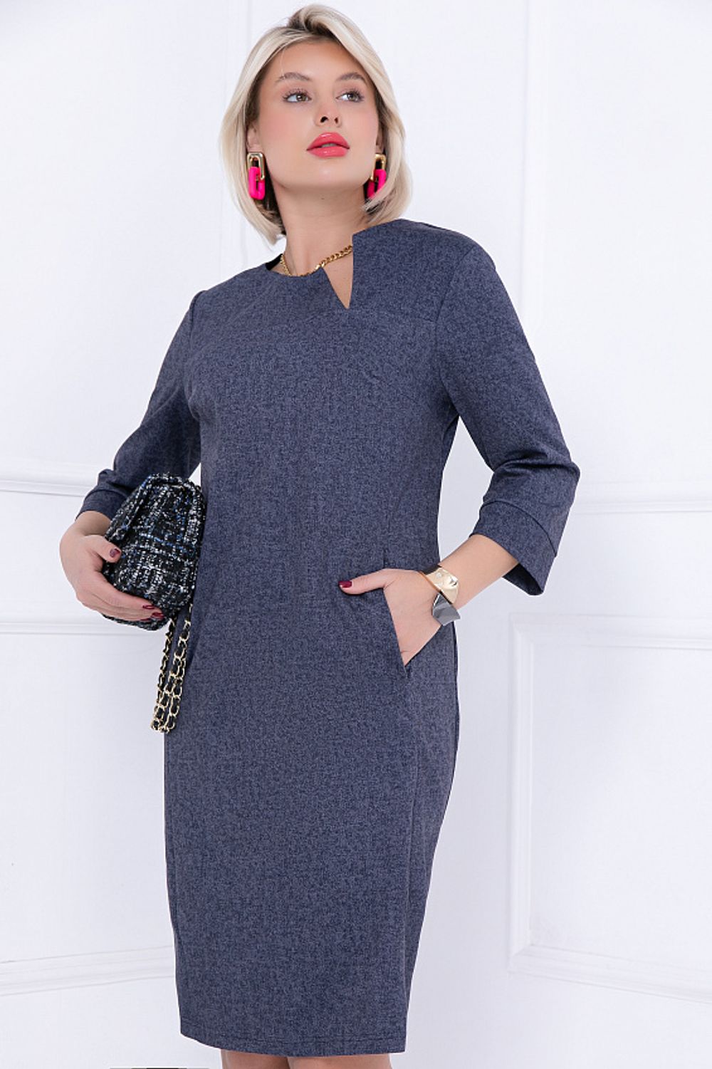 ПЛАТЬЕ АНДЖЕЛА (ДЕНИМ) Bellovera (Акция)