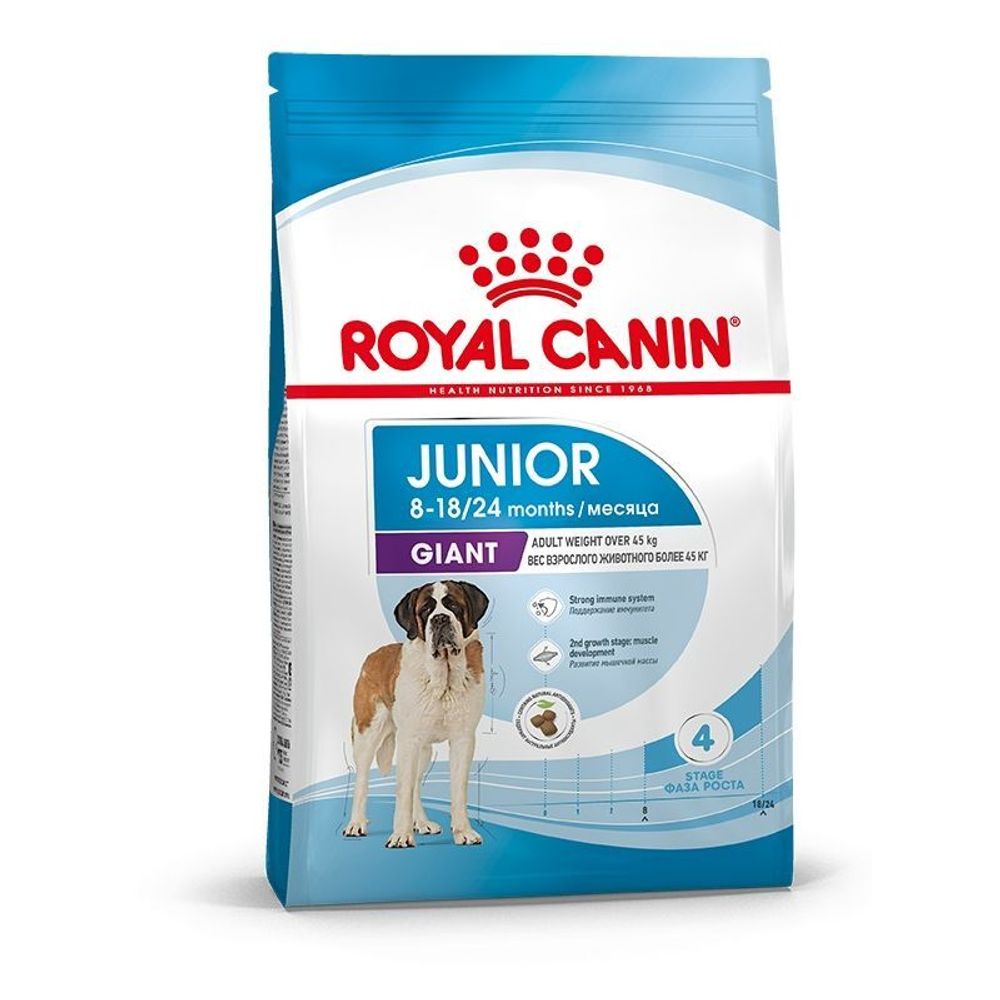 Royal Canin 3,5 кг Giant junior корм для щенков крупных пород с 8 до 18/24 месяцев