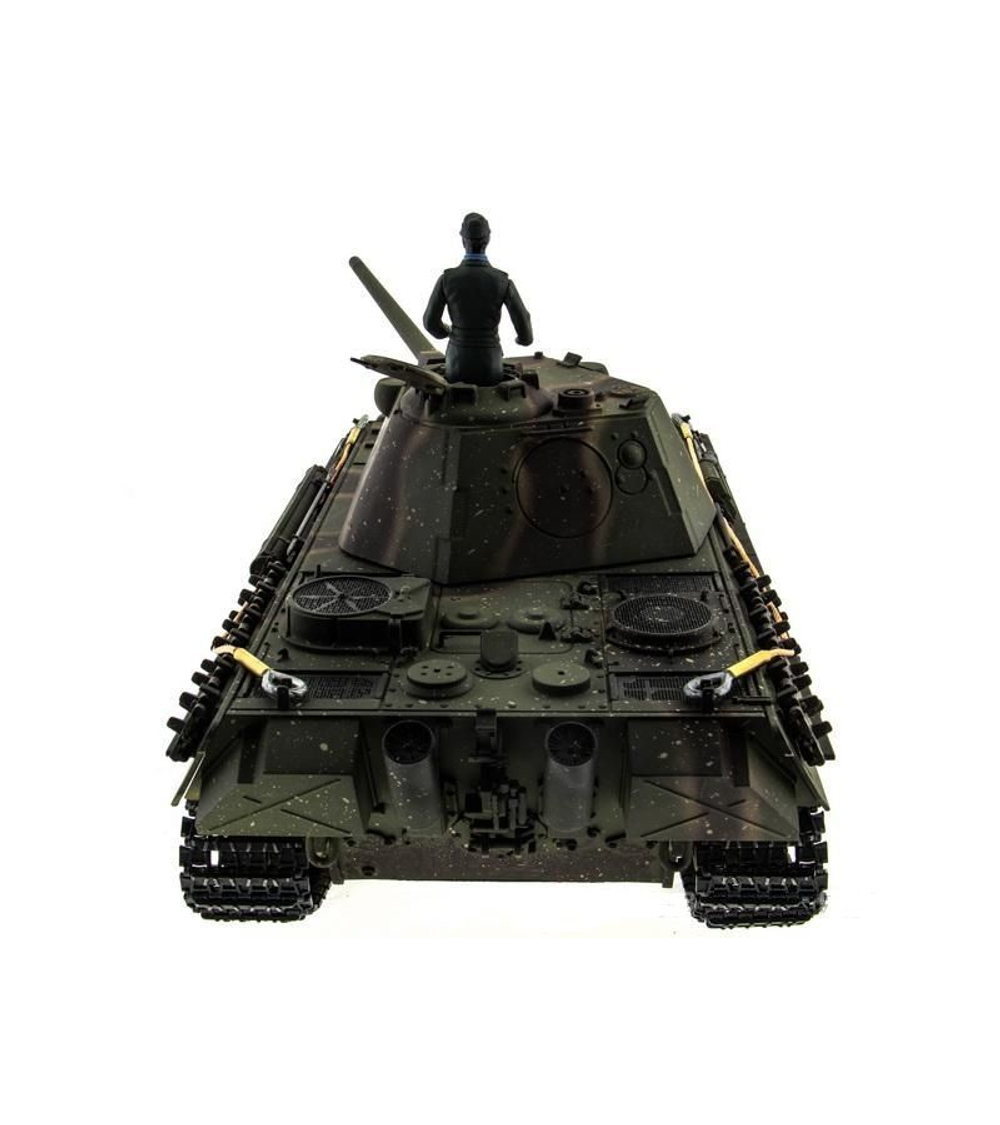 Радиоуправляемый танк Taigen 1/16 Panther type F (Германия) HC версия, башня на 360, подшипники в ред., 2.4G RTR