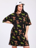 Платье-футболка спортивное оверсайз