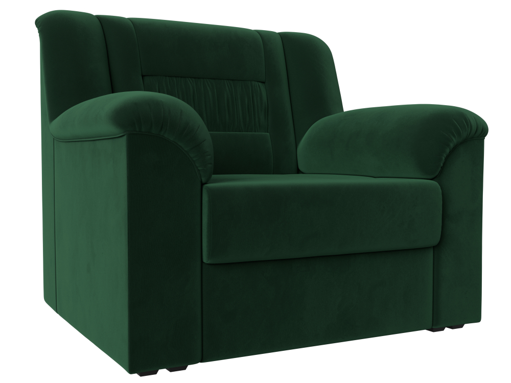 Кресло Карелия, SEVEN 626 зеленый, Велюр, 113291