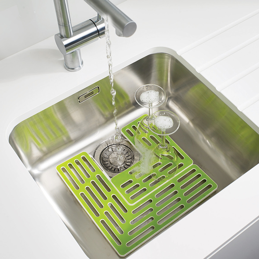 Подложка для раковины универсальная SinkSaver™ серая-белая, Joseph Joseph