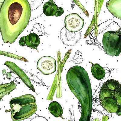 Овощи зеленые