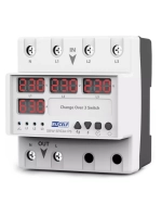 Реле напряжения RUCELF SRW-3F63A-PS, с выбором фаз 3в1