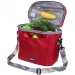 Термосумка 11 л, 27,5*15*26 см, Sanne бордовая