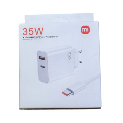 Зарядное устройство Xiaomi QC3.0 3А с Type-C белое