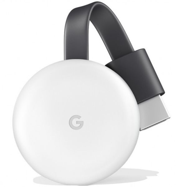 Медиаплеер Google Chromecast 2018 (Белый)