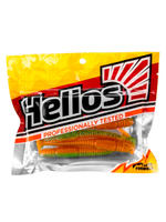 Виброхвост Helios Minoga 3,75"/9.5 см Golden Lime 5шт. (HS-17-048)