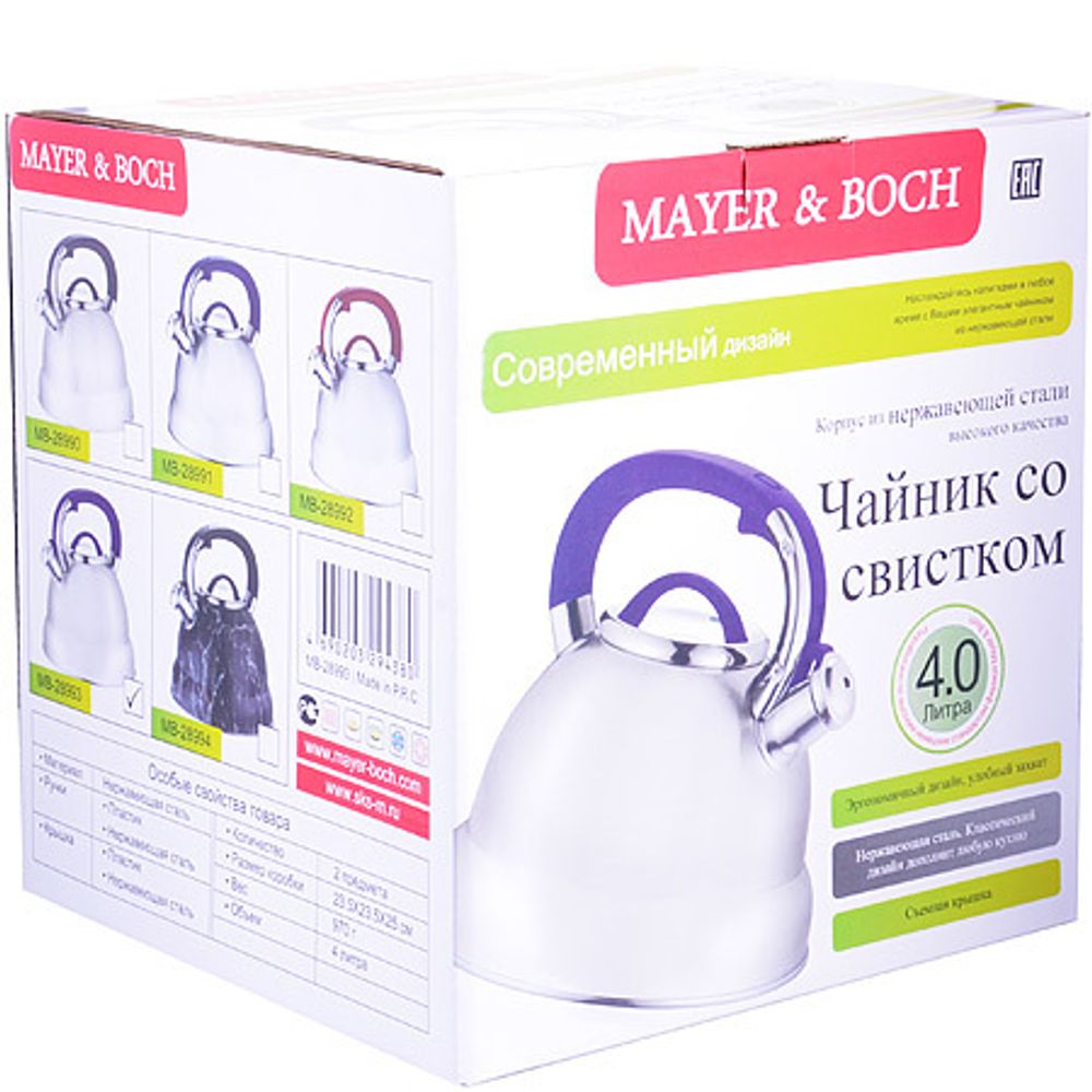 MAYER &amp; BOCH Чайник 28990 4 л