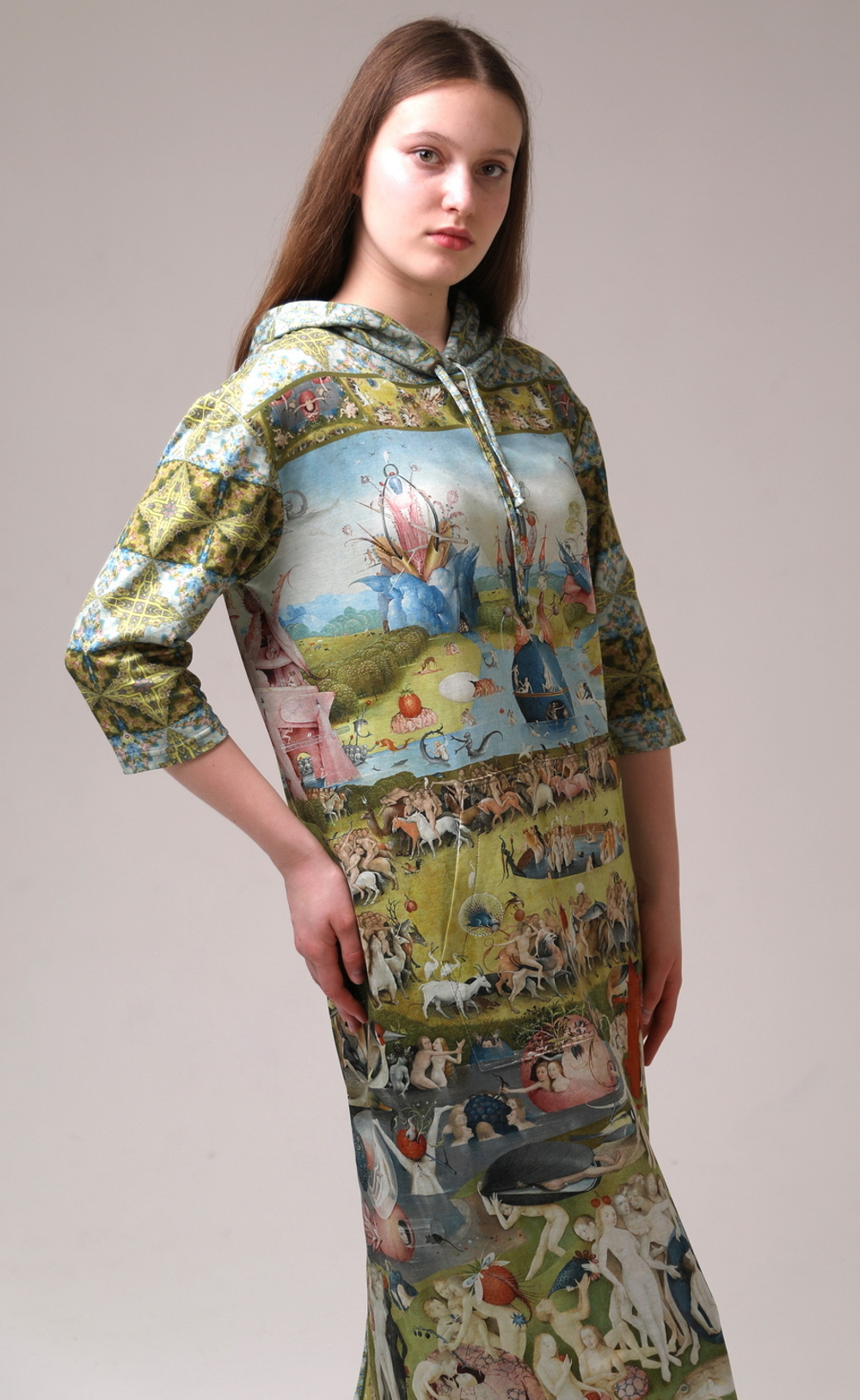 Платье "Сад земных наслаждений", по мотивам триптиха Иеронима Босха