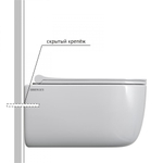 Унитаз подвесной BERGES EGO Rimless 49 см
