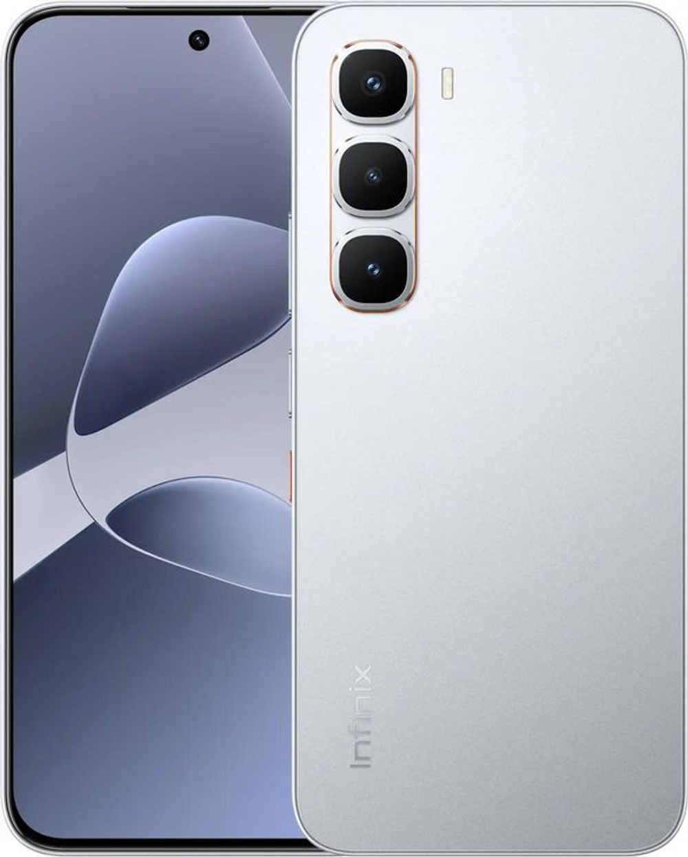 6.78" Смартфон INFINIX Hot 60 pro 8/128Gb,  X6885,  NFC,  AMOLED,  144Гц,  5160мAч,  серебристый титан