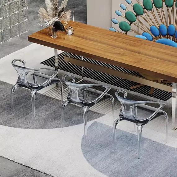 Стул Ava белый глянцевый