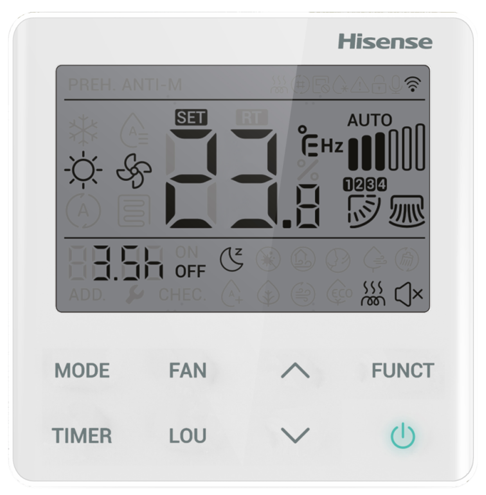 Внутренний блок напольно-потолочного типа Hisense серии FREE Match DC Inverter Wi-Fi AVT-24UR4RB8
