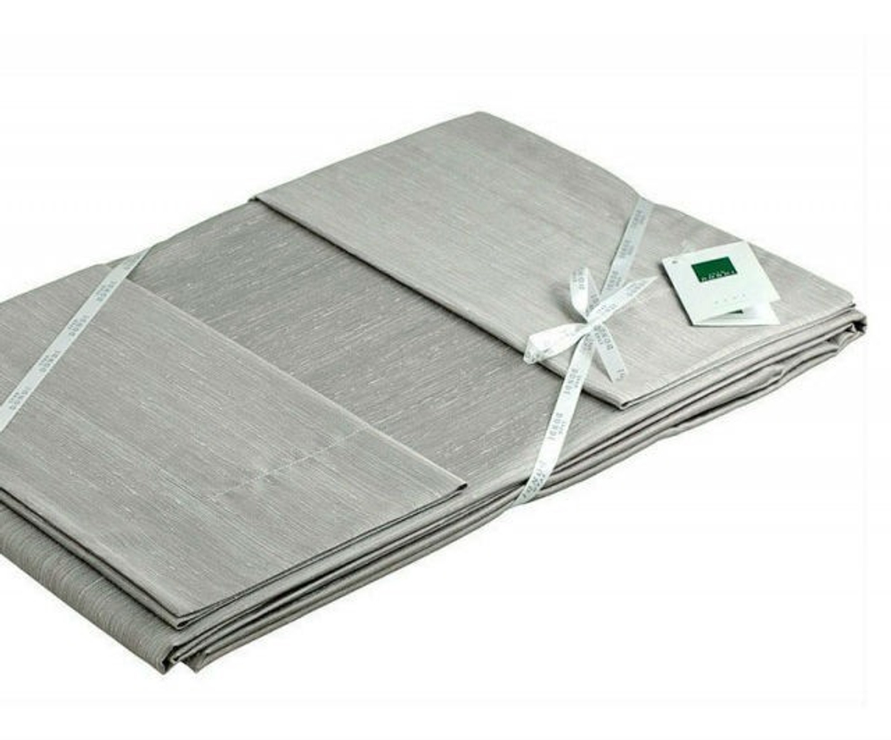 Постельное белье 2 спальное евро Svad Dondi Finiseta stucco серое