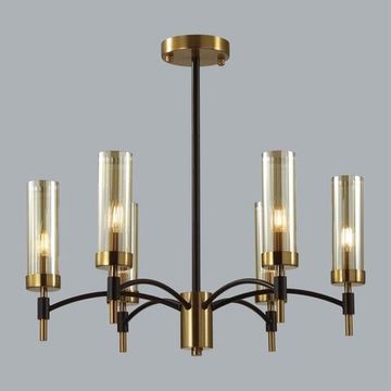 6538/6C CLASSI LN23 34 чёрный, латунь Люстра потолочная E14 6*40W 220V SHARON