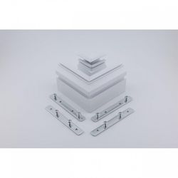 Соединитель угловой L-образный для треков встраиваемых Aployt Magnetic track 220 APL.0286.10.02