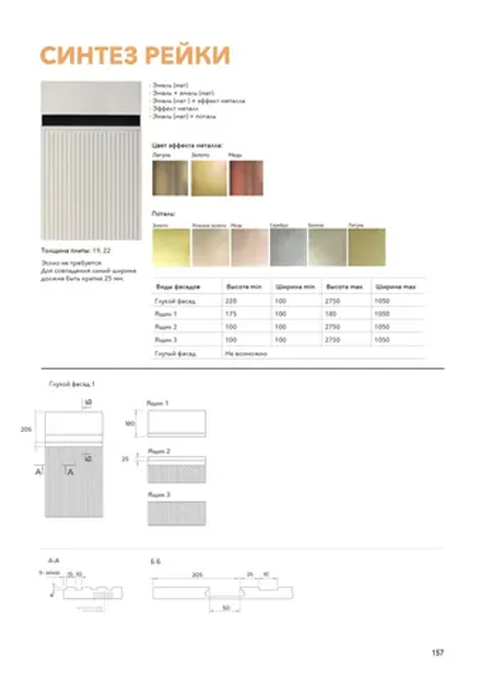 Синтез рейки