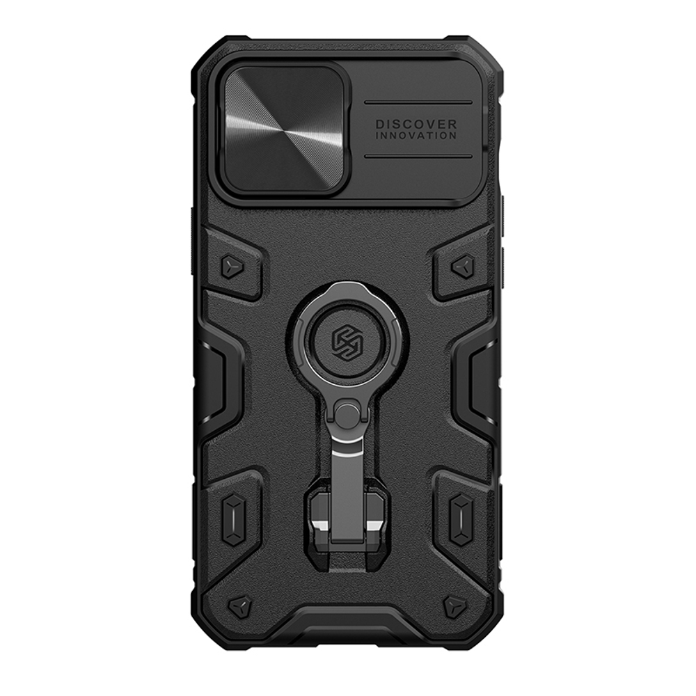 Чехол для iPhone 13 Pro Max от Nillkin CamShield Armor Pro, с поворотным кольцом и защитной шторкой для камеры