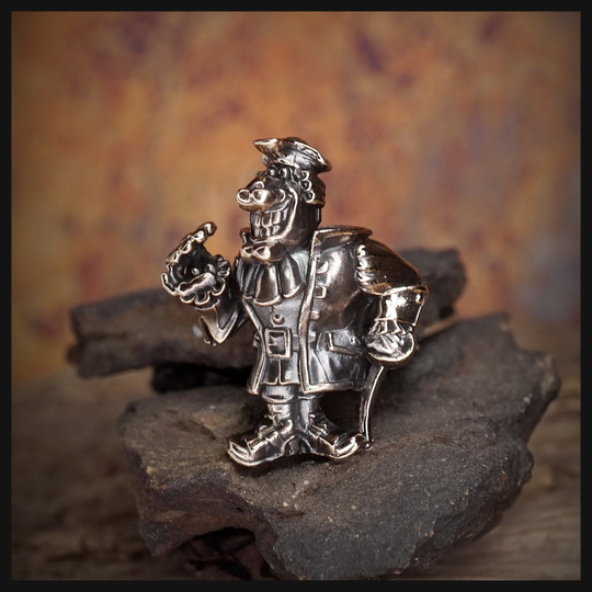 Темлячная бусина "Доктор" для ножей , бронза