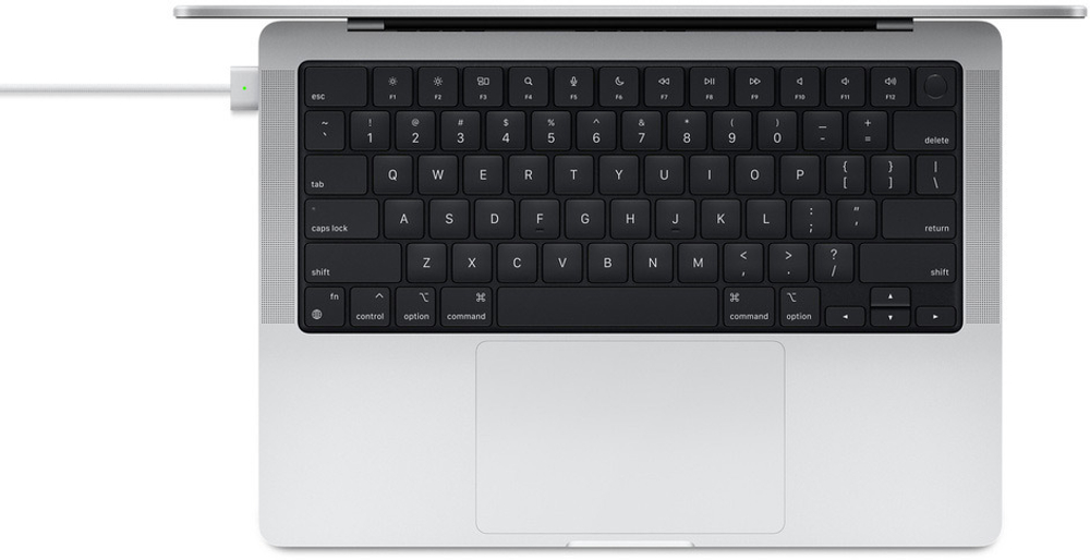 Зарядный кабель USB-C с магнитным разъемом MagSafe 3 Серебристый (Silver) 2m