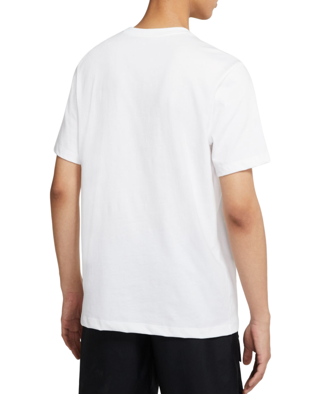 Теннисная футболка Nike Sportswear Swoosh T-Shirt - white/black