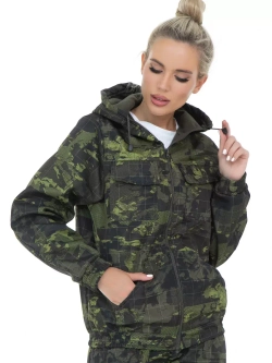 Спортивный костюм камуфляжный на флисе с Рипстопом RWFCITY