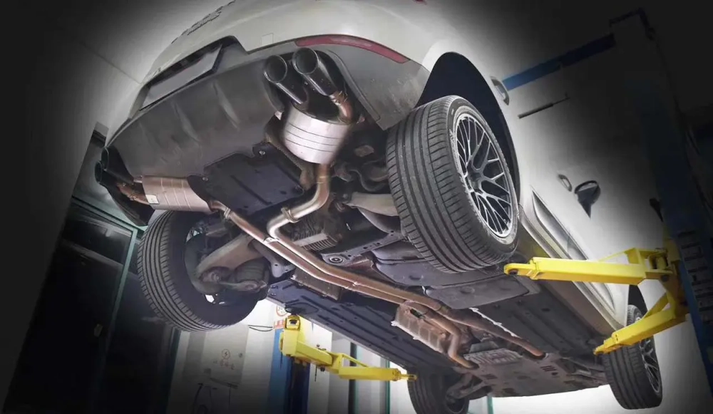 Спортивная выхлопная система с заслонками для Porsche Macan 95B.1 3.0T 2014-2018 Порше Макан