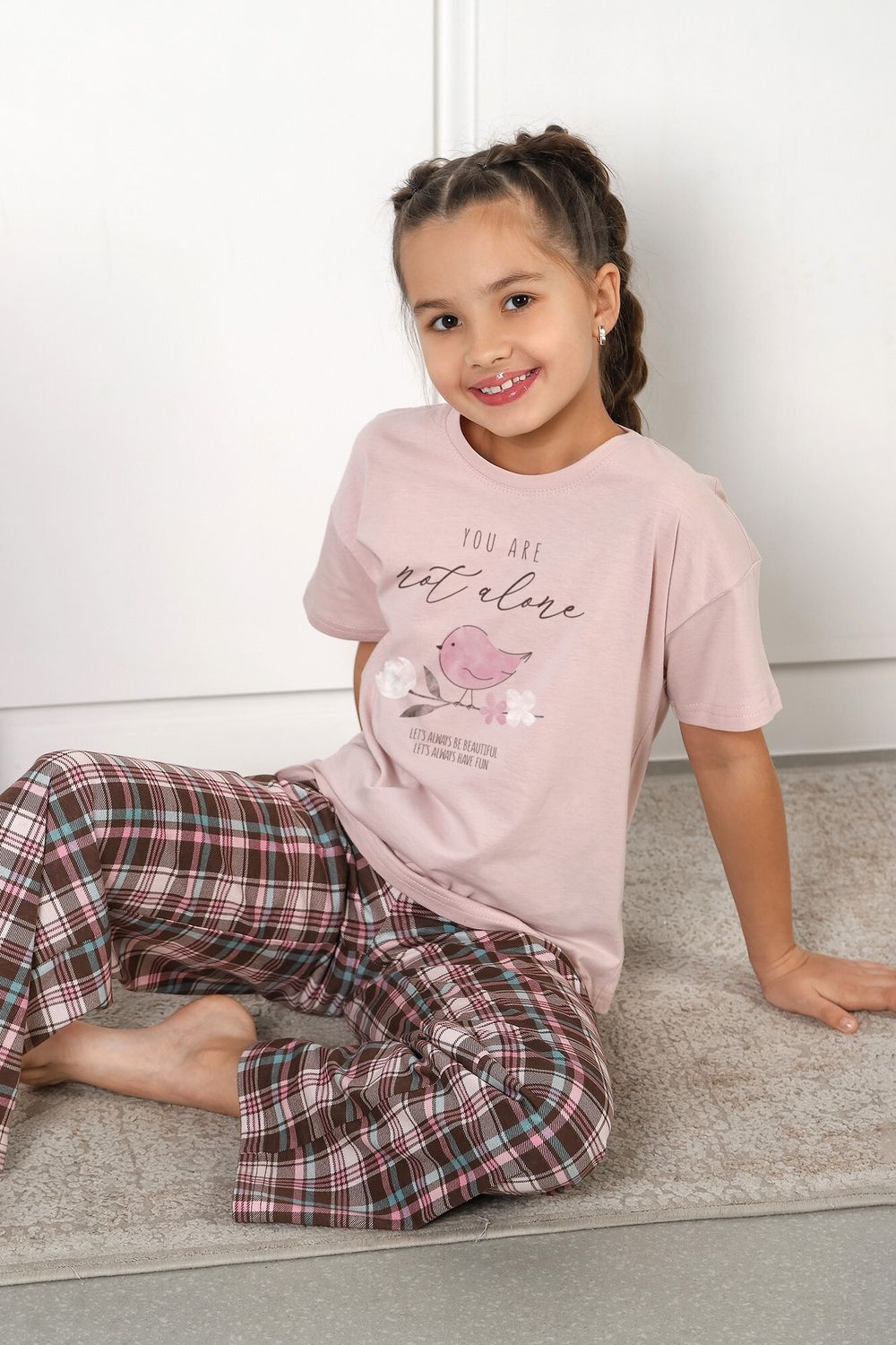 Костюм для девочки Кейт-2 Виотекс БЕЖЕВЫЙ