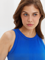 Базовый топ из эластичного хлопка