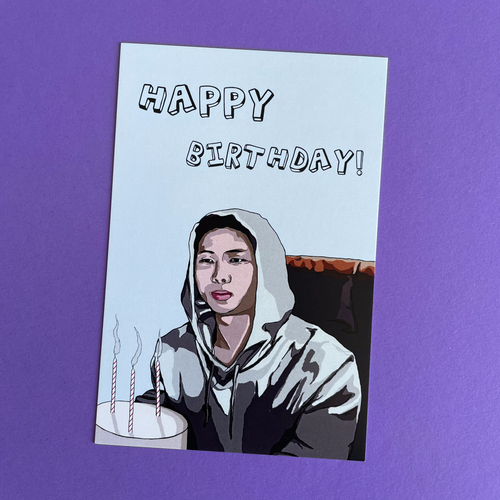 Открытка / artkeys_ / BTS / "happy birthday"
