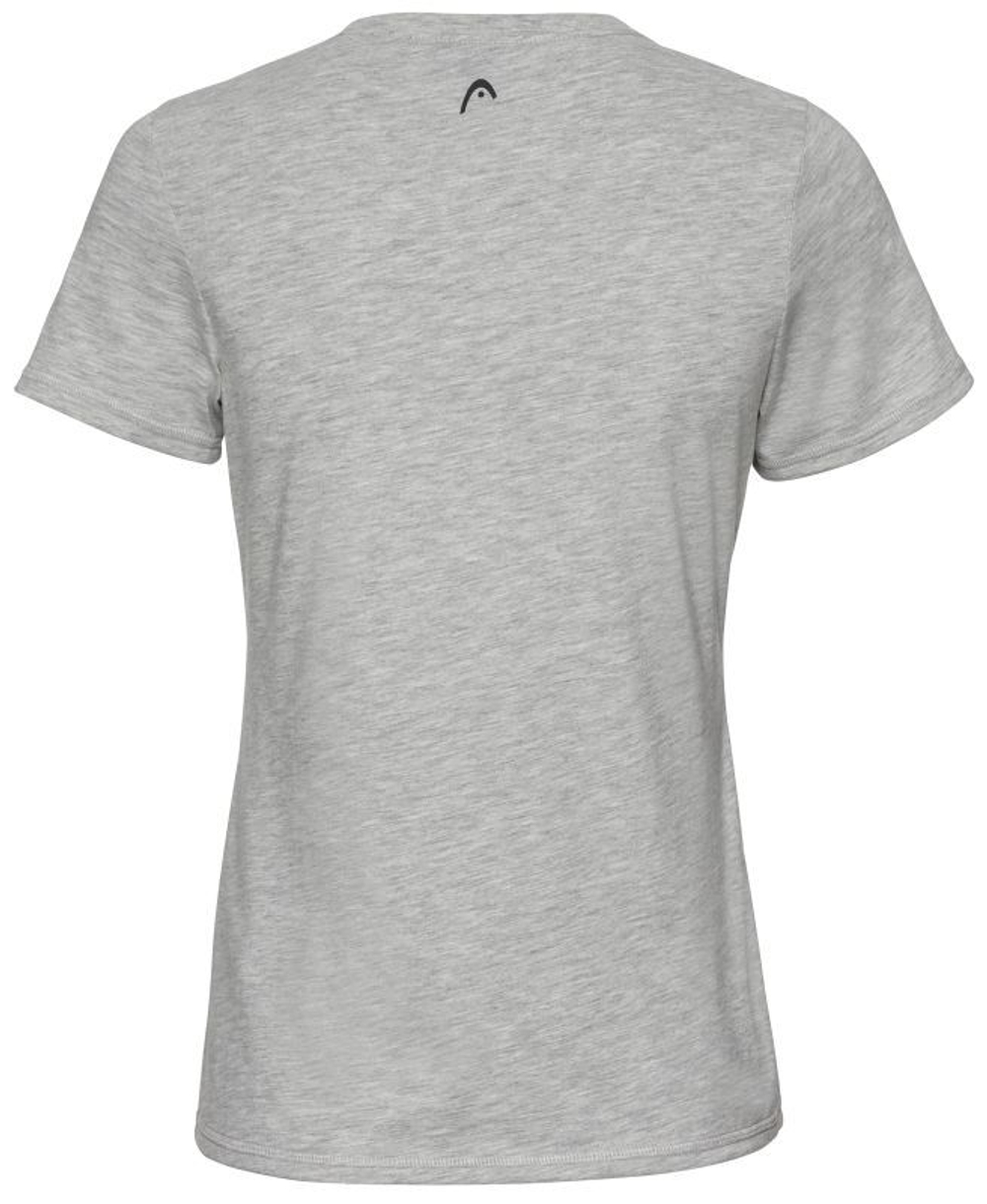 Женская теннисная футболка Head Club Lara T-Shirt - Gray