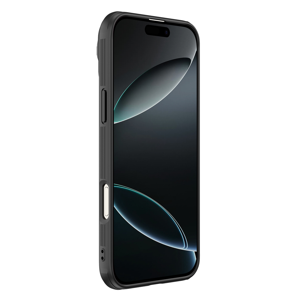 Чехол от Nillkin на iPhone 16 Pro Max с металлической откидной крышкой, серия CamShield Prop Magnetic Case ( с поддержкой беспроводной зарядки MagSafe)