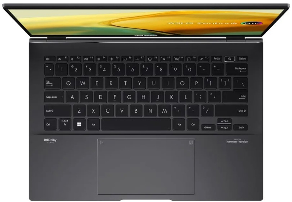Ноутбук  ASUS ZenBook 14 UM3402YA-KP783W 14 ", Ryzen 5, 8 Гб RAM, 512 Гб SSD, Radeon Graphics, Черный