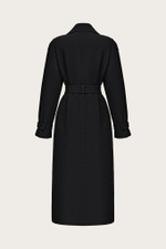 ТРЕНЧКОТ ИЗ ЧЕРНОЙ ШЕРСТИ