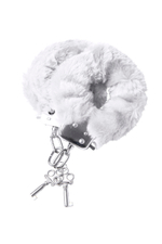 Наручники с мехом белые 6 см