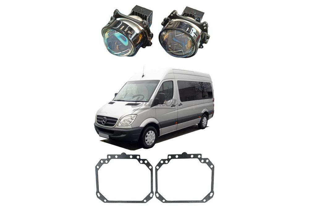 Комплект для замены штатных линз Hella 2 Mercedes-Benz Sprinter 2006-2013