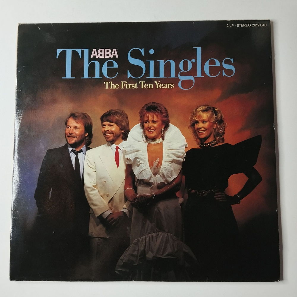 Винтажная виниловая пластинка LP АББА ABBA The Singles (The First Ten Years) (Germany 1982) Dancing Queen