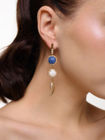 Серьги "Royal stick wing" Gold